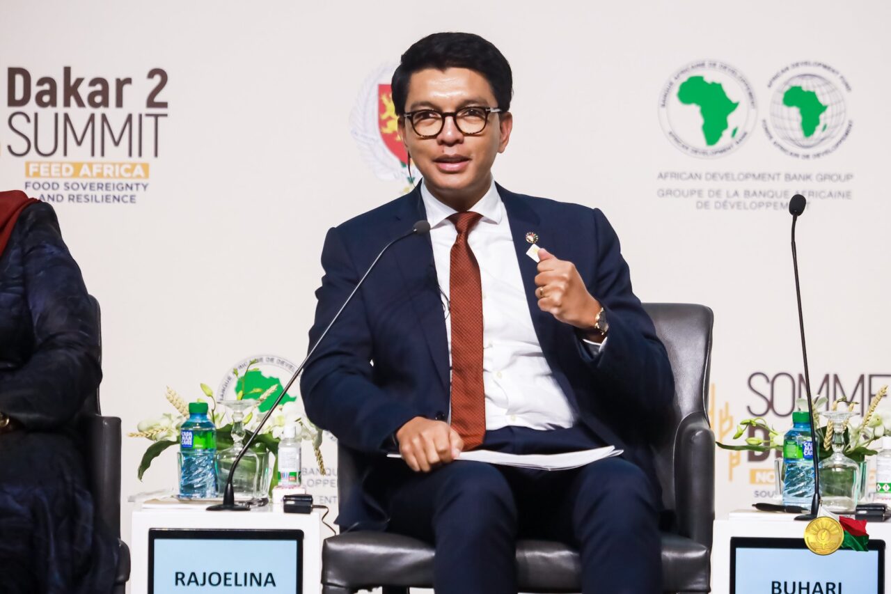 President Andrey Rajoelina of Madagascar during a past meeting.